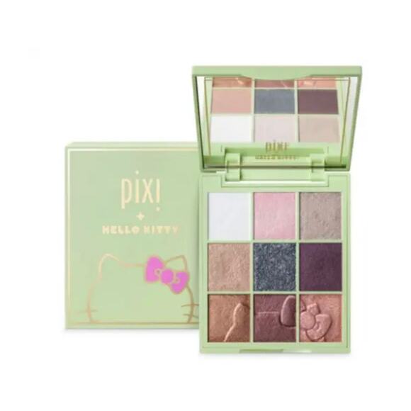 Pixi + Hello Kitty Eye Effects Shadow Palette 0347 Harmony Hues 9 Shades - NIB - Picture 8 of 8